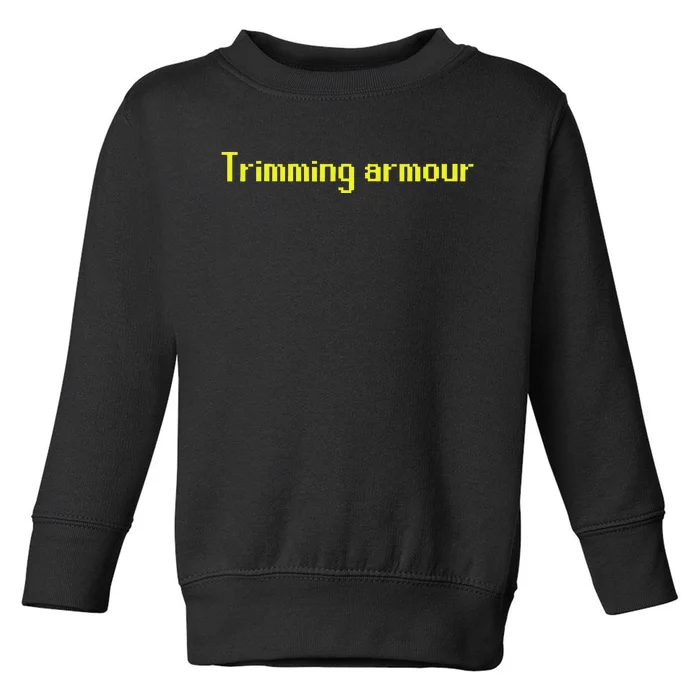 Trimming Armour Toddler Sweatshirt