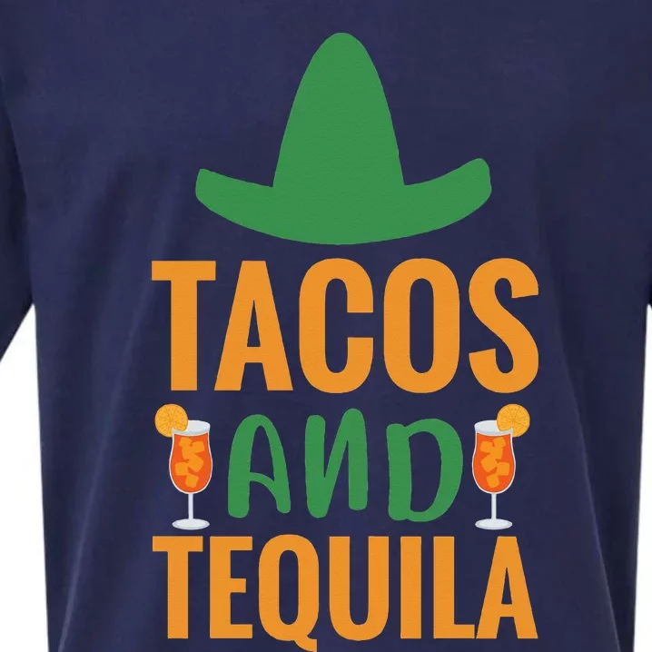 Tacos And Tequila Cinco De Mayo Costume Essential Sueded Cloud Jersey T-Shirt