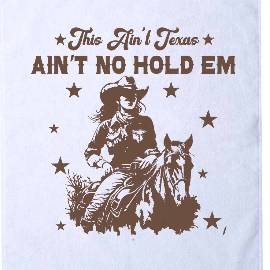 This AinT Texas AinT No Hold Em Platinum Collection Golf Towel