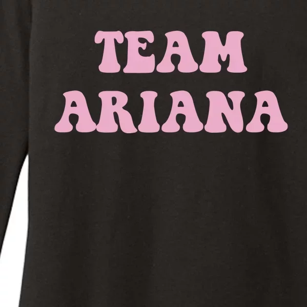 Team Ariana Womens CVC Long Sleeve Shirt