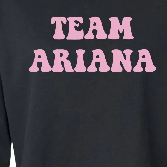 Team Ariana Cropped Pullover Crew