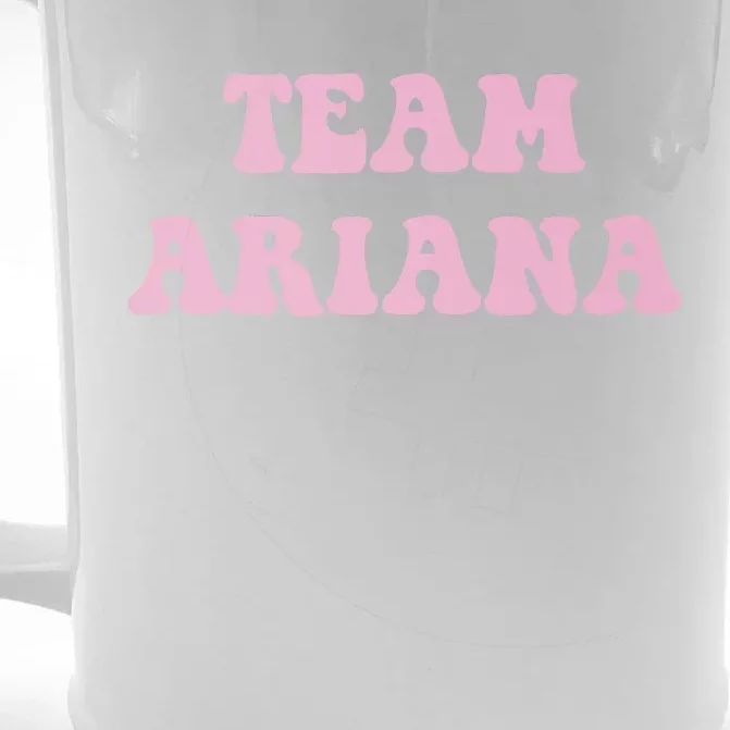 Team Ariana Front & Back Beer Stein