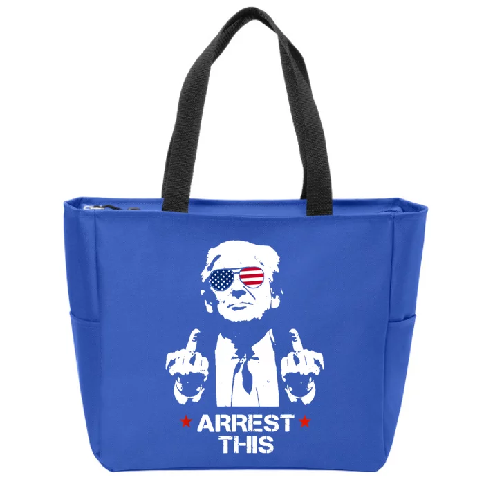 Trump Arrest This Funny Trump 2024 Convicted Felon Gift Zip Tote Bag