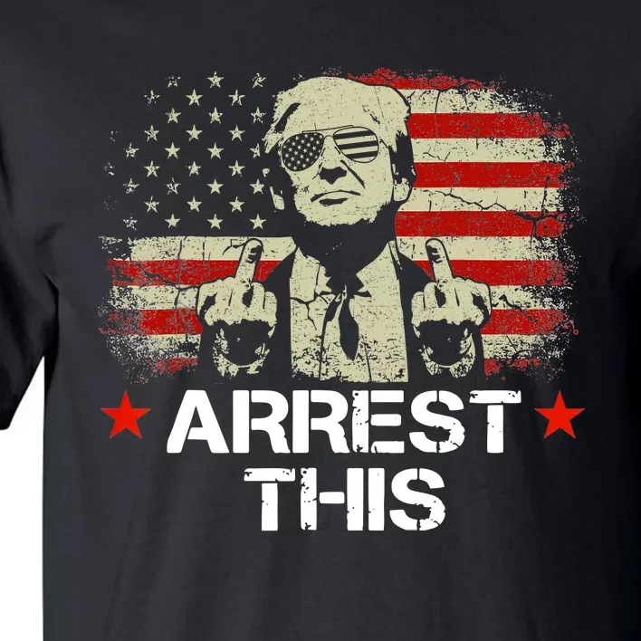 Trump Arrest This Funny Trump 2024 Convicted Felon Tall T-Shirt