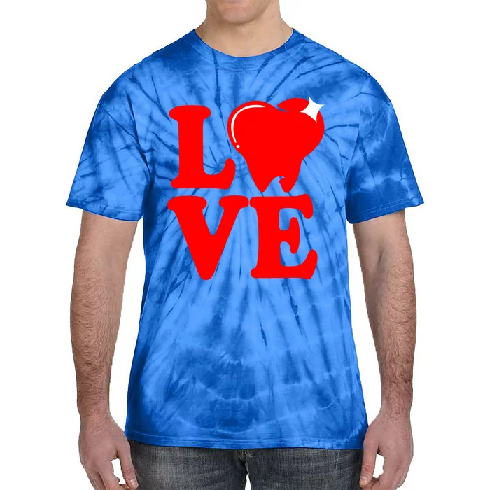 Teeth And Tooth Love Dental Assistant Cute Gift Tie-Dye T-Shirt