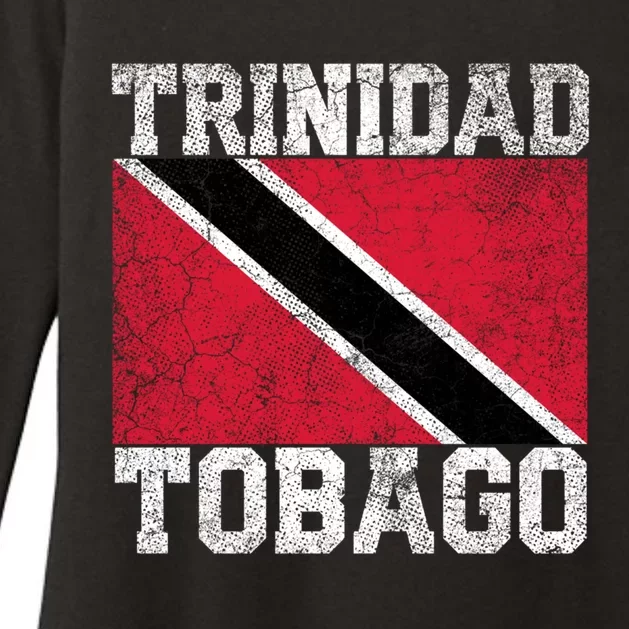 Trinidad And Tobago Flag National Pride Roots Country Family Gift Womens CVC Long Sleeve Shirt