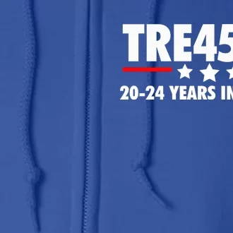 TRE45ON Anti Trump Treason 45 Full Zip Hoodie