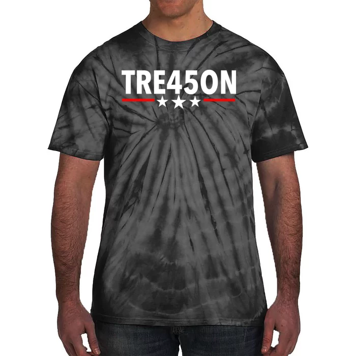 TRE45ON Anti Trump Treason 45 Tie-Dye T-Shirt