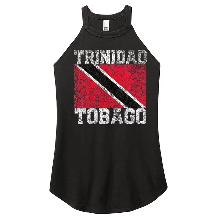 Trinidad And Tobago Flag National Pride Roots Country Family Women’s Perfect Tri Rocker Tank