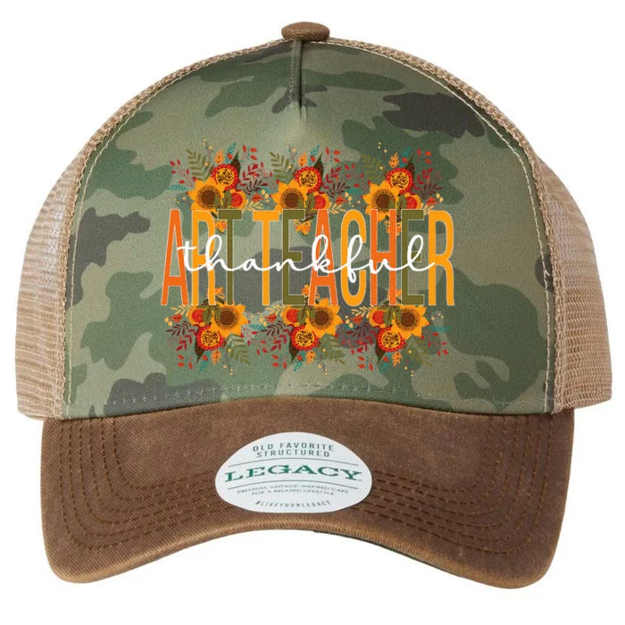 Thankful Art Teacher Thanksgiving Art Teaching Legacy Tie Dye Trucker Hat