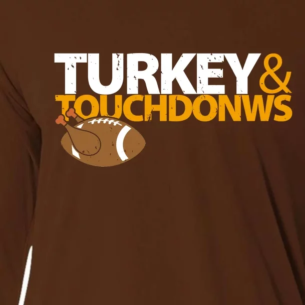 Turkey And Touchdowns Cooling Performance Long Sleeve Crew