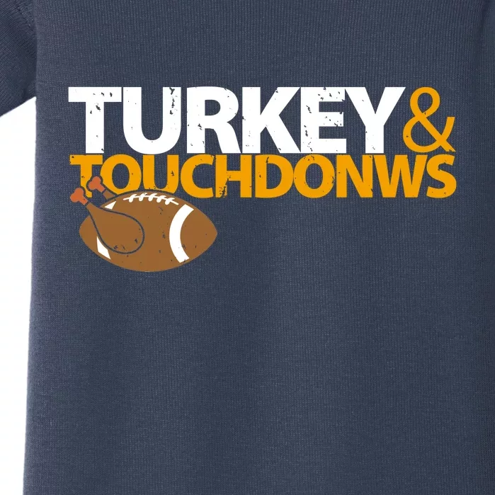 Turkey And Touchdowns Baby Bodysuit