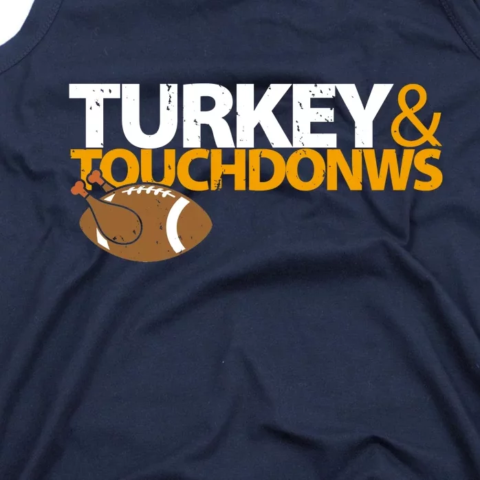 Turkey And Touchdowns Tank Top