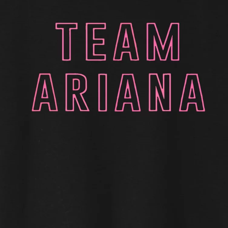 Team Ariana Women's Crop Top Tee