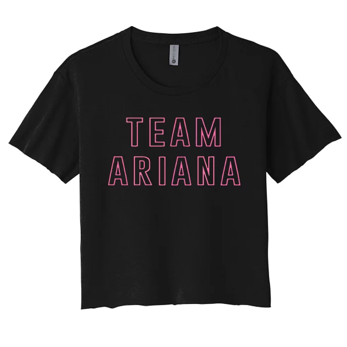 Team Ariana Women's Crop Top Tee