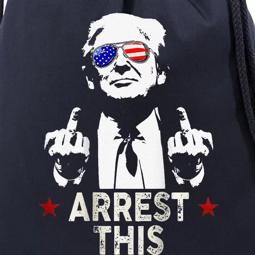 Trump Arrest This Drawstring Bag