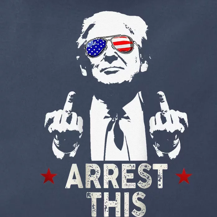 Trump Arrest This Zip Tote Bag