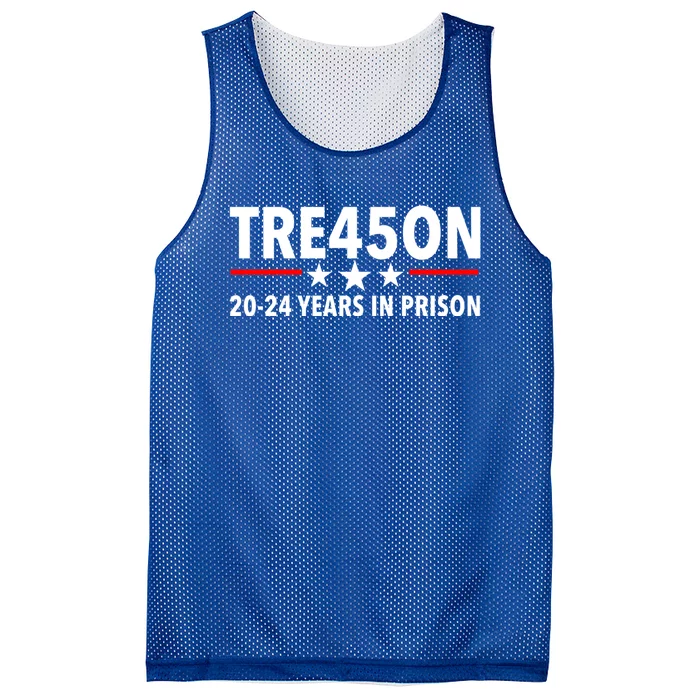 TRE45ON Anti Trump Treason 45 Mesh Reversible Basketball Jersey Tank