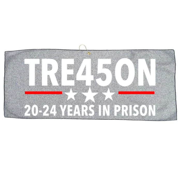 TRE45ON Anti Trump Treason 45 Large Microfiber Waffle Golf Towel