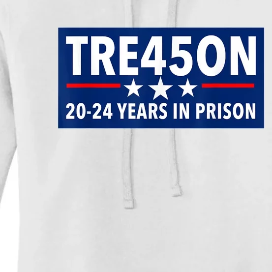 TRE45ON Anti Trump Treason 45 Women's Pullover Hoodie