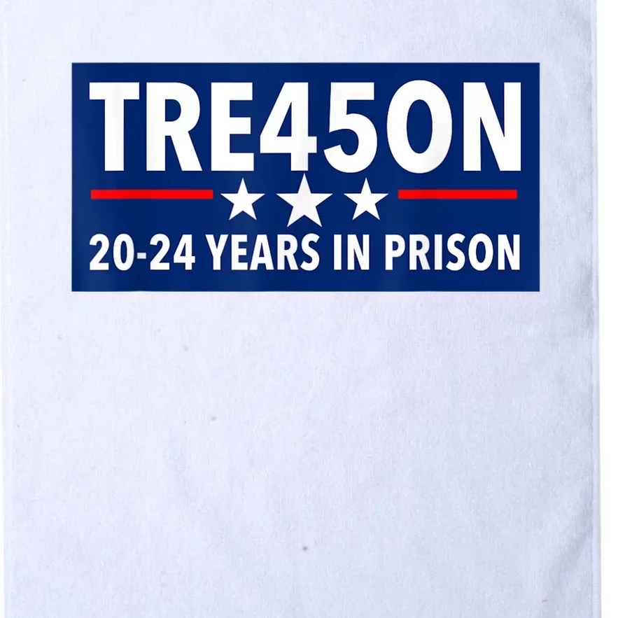 TRE45ON Anti Trump Treason 45 Platinum Collection Golf Towel