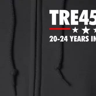 TRE45ON Anti Trump Treason 45 Full Zip Hoodie