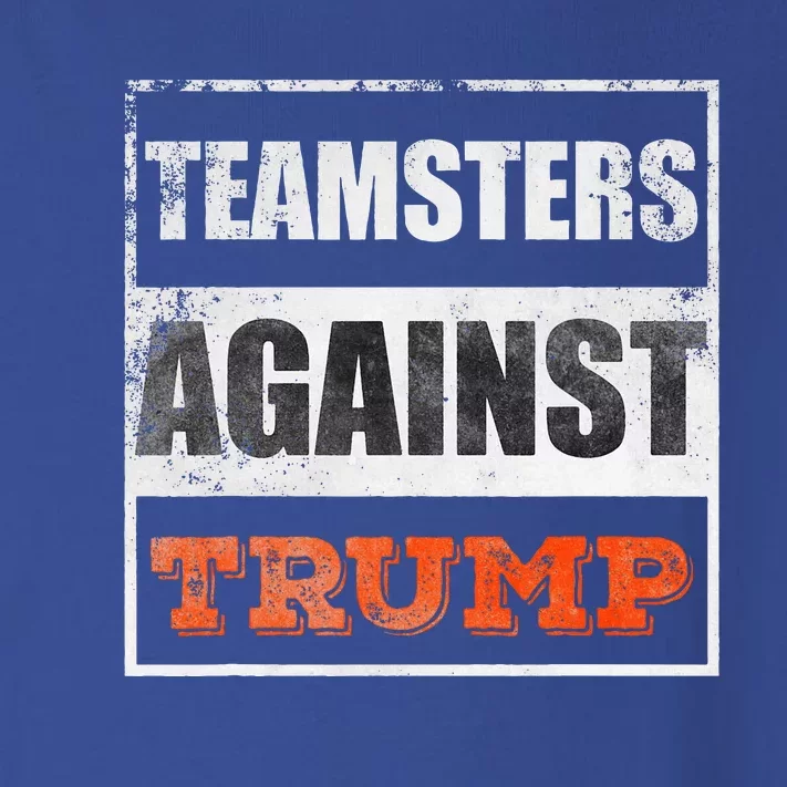 Teamsters Against Trump Toddler Long Sleeve Shirt