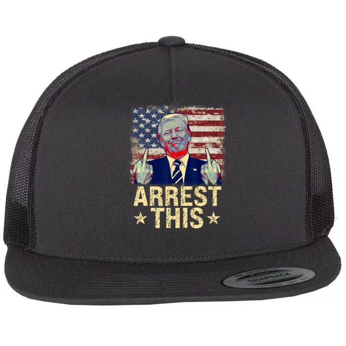 Trump Arrest This Flat Bill Trucker Hat