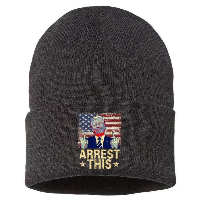 Trump Arrest This Sustainable Knit Beanie