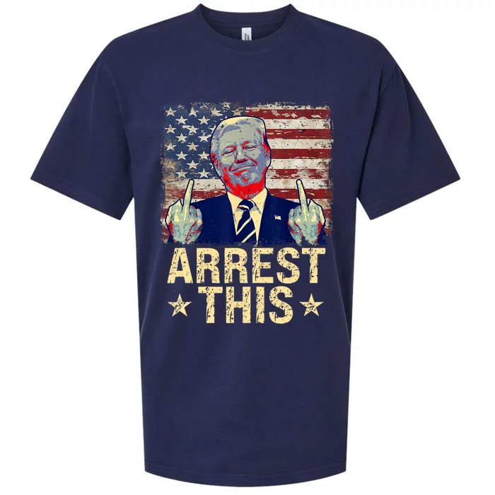 Trump Arrest This Sueded Cloud Jersey T-Shirt