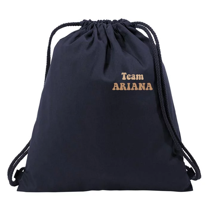 Team Ariana Trending Scandal Drawstring Bag