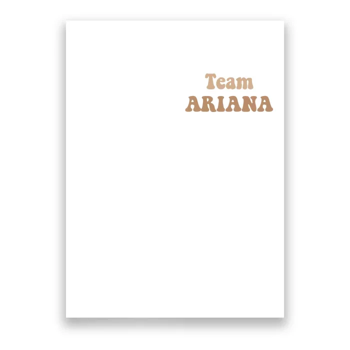 Team Ariana Trending Scandal Poster