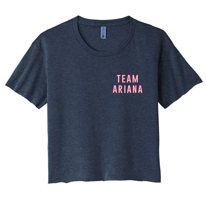 Team Ariana Women's Crop Top Tee