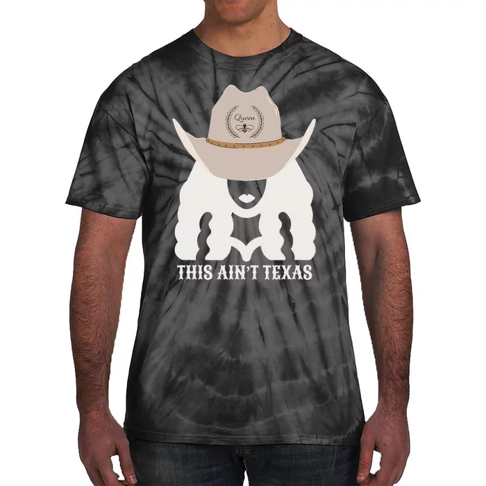 This Ain’T Texas Cowgirl Queen Bee Silhouette Texas Holdem Tie-Dye T-Shirt