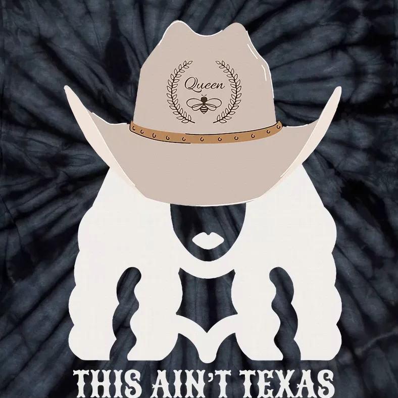 This Ain’T Texas Cowgirl Queen Bee Silhouette Texas Holdem Tie-Dye T-Shirt