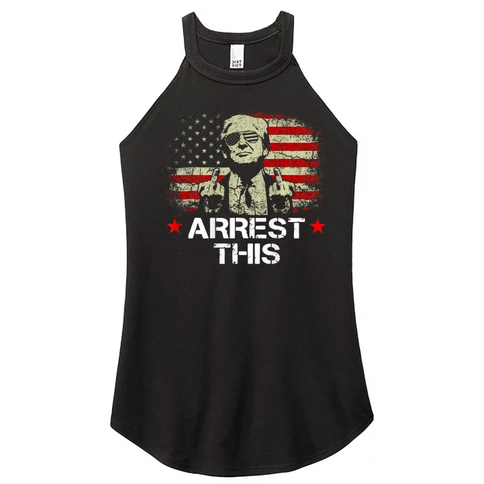 Trump Arrest This Funny Trump 2024 Convicted Felon Women’s Perfect Tri Rocker Tank