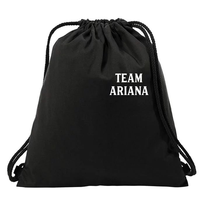 Team Ariana Drawstring Bag