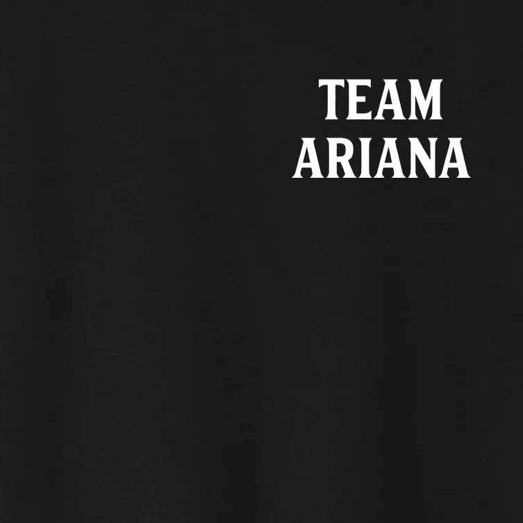 Team Ariana Women's Crop Top Tee