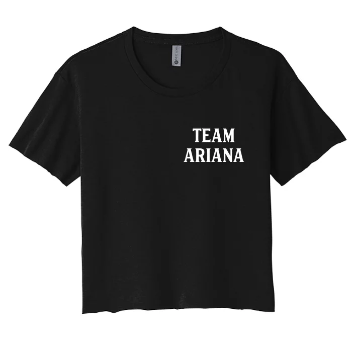 Team Ariana Women's Crop Top Tee