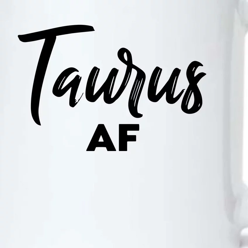 Taurus AF Taurus Astrology Zodiac Sign Taurus Birthday Black Color Changing Mug