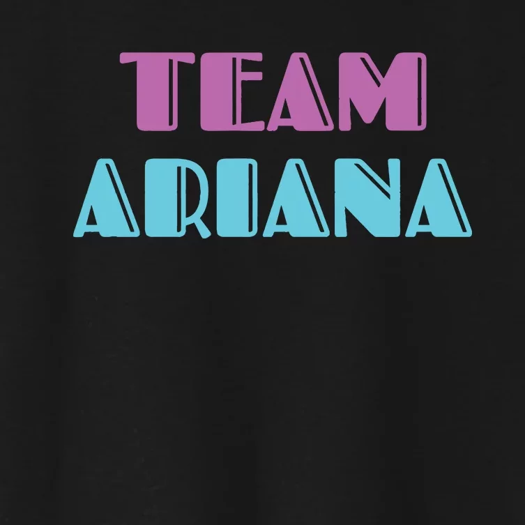 Team Ariana Women's Crop Top Tee