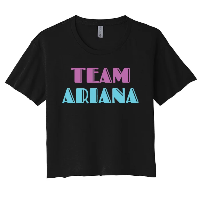 Team Ariana Women's Crop Top Tee