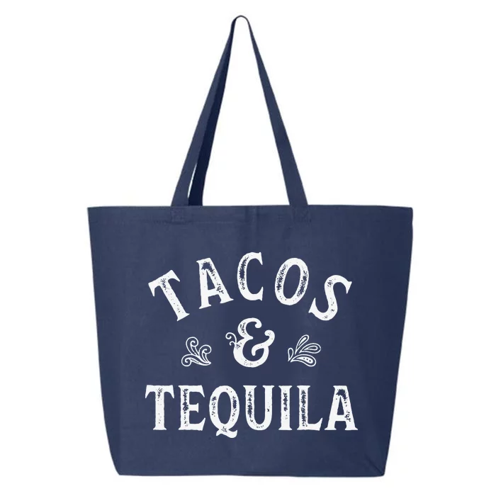 Tacos And Tequila Cinco De Mayo Women Mexican Drinking 25L Jumbo Tote