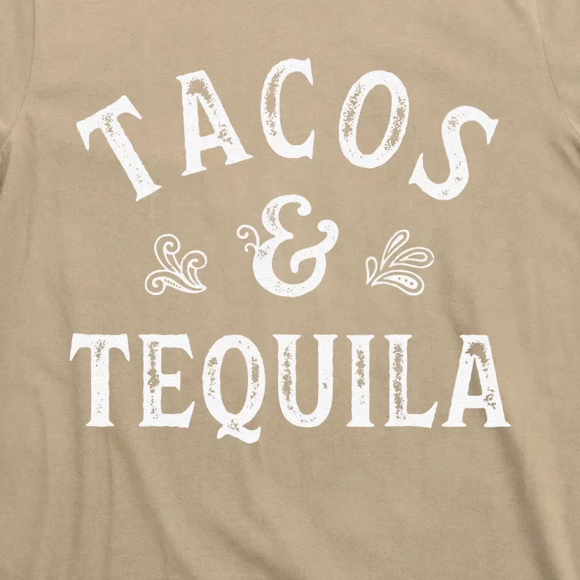 Tacos And Tequila Cinco De Mayo Women Mexican Drinking T-Shirt