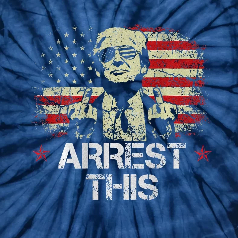 Trump Arrest This Funny Pro Trump 2024 Tie-Dye T-Shirt