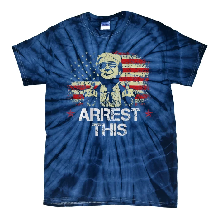 Trump Arrest This Funny Pro Trump 2024 Tie-Dye T-Shirt