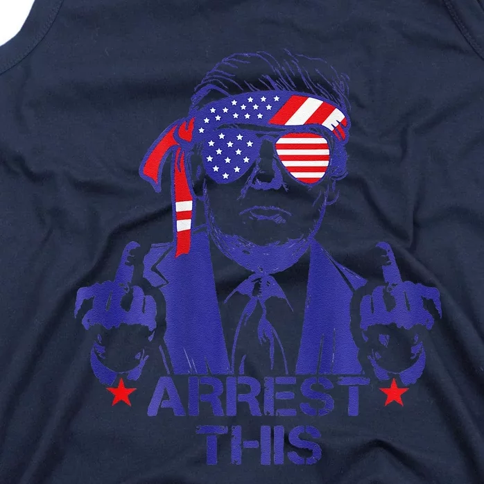 Trump Arrest This Funny Trump 2024 Convicted Felon Tank Top