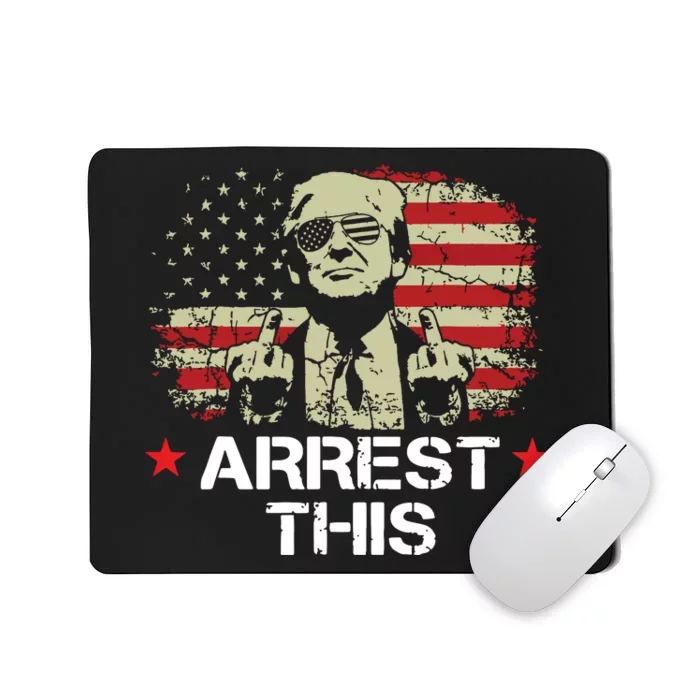 Trump Arrest This Funny Trump 2024 Convicted Felon Mousepad