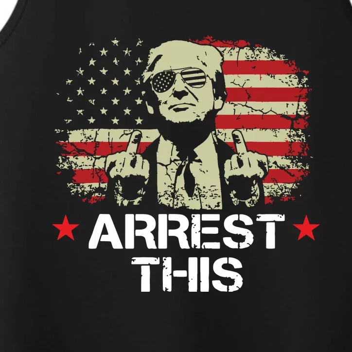 Trump Arrest This Funny Trump 2024 Convicted Felon Performance Tank