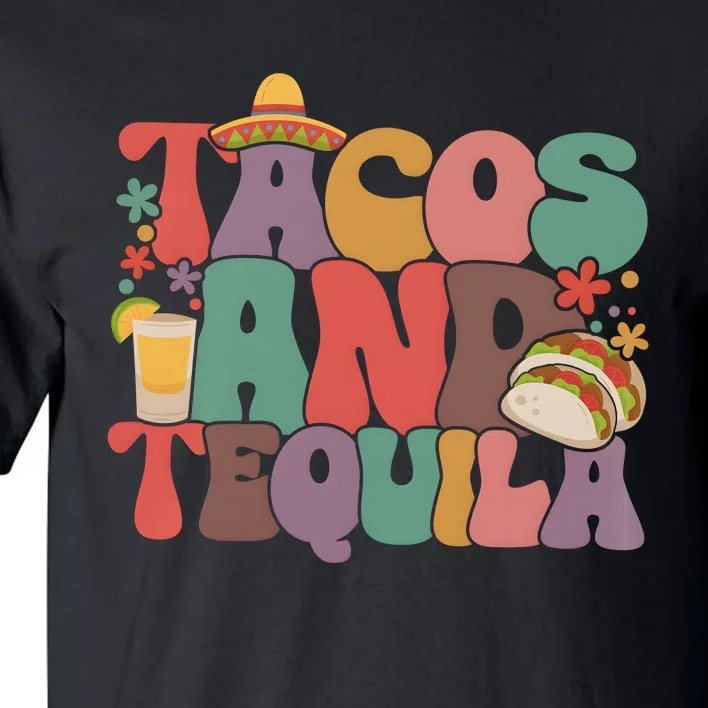 Tacos And Tequila Mexican Fiesta Tall T-Shirt